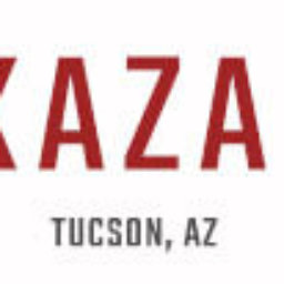 Kazal font logo